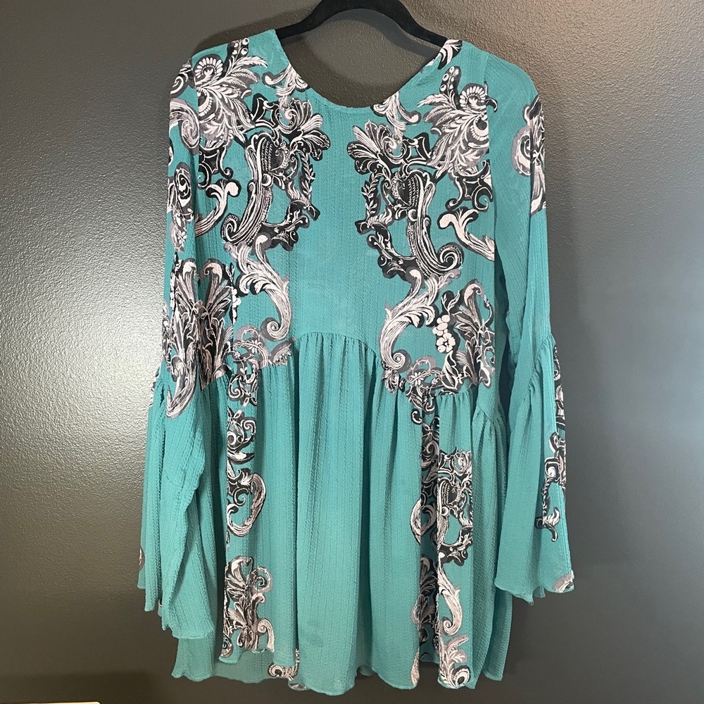 Free People Sheer Boho Intimately Style Mini Dress